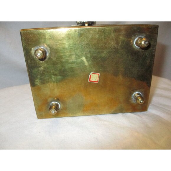 Cricket Box~For Good Luck~Trinkets Jewels‎ Secrets Crickets Vintage Brass - Picture 7 of 7